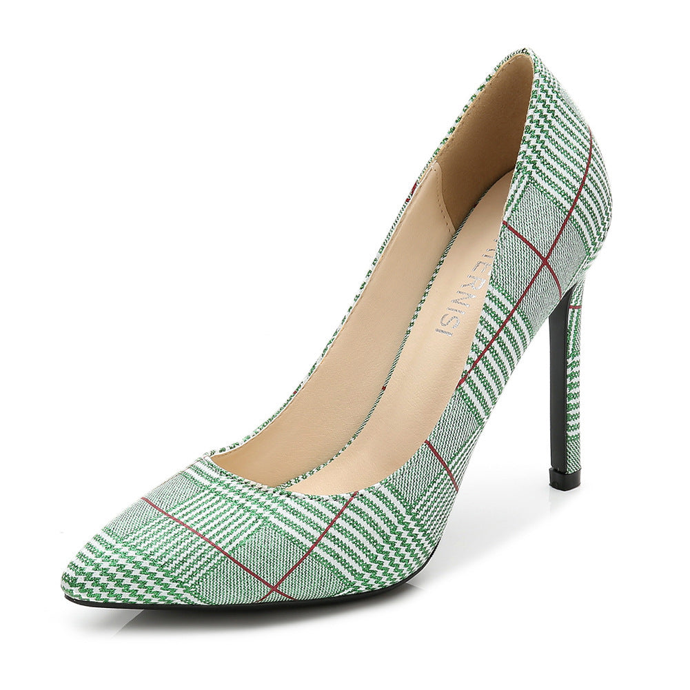 Kelsey Lightweight Houndstooth Stiletto Heels