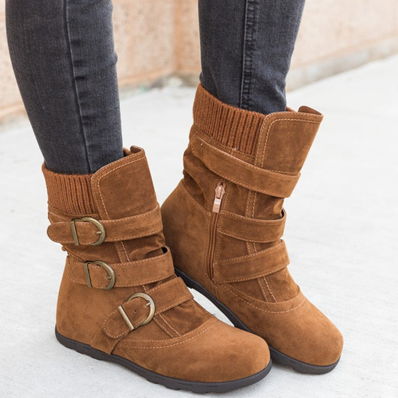 Amelias Strap Buckle Boots